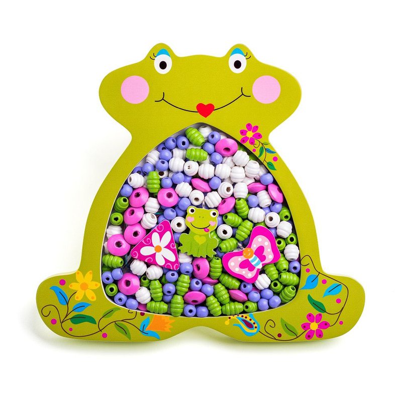 Woody - Drewniane koraliki z Żabką