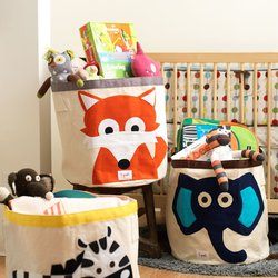 3 Sprouts Kosz Na Zabawki Dino