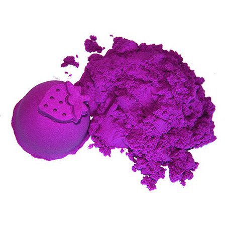 Nefere zabawki piasek - Polski piasek kinetyczny ColorSand jagodowy  1 kg