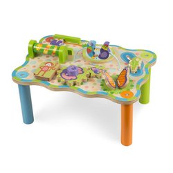 Melissa&Doug® - Stolik aktywności ze zwierzętami dla malucha