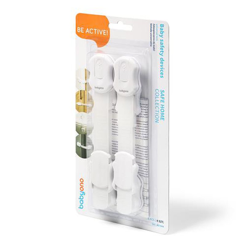 BABYONO - 944 Zabezpieczenia do mebli. Blokada uniwersalna 4szt