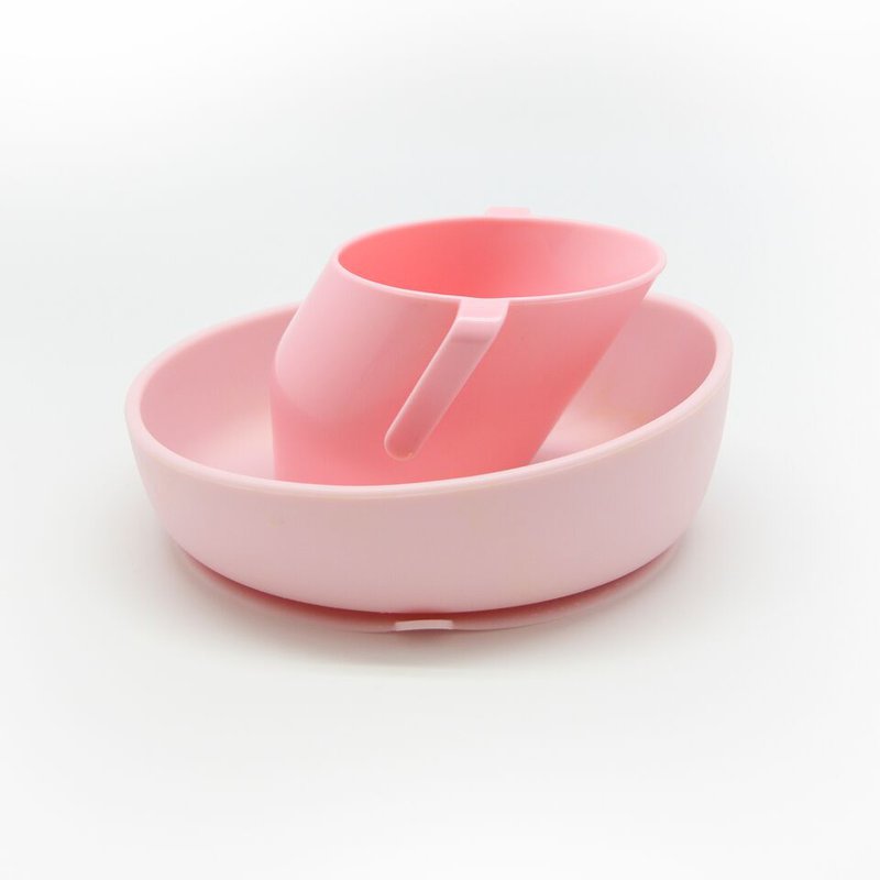 Bickiepegs - Miseczka-Talerzyk Doidy Bowl z przyssawką - różany