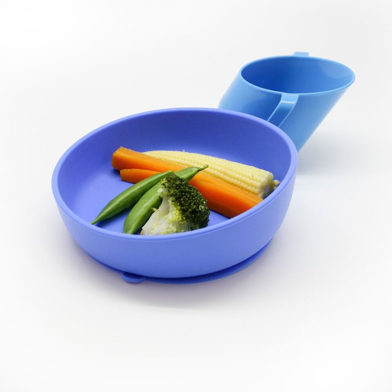 Bickiepegs - Miseczka-Talerzyk Doidy Bowl z przyssawką - różany