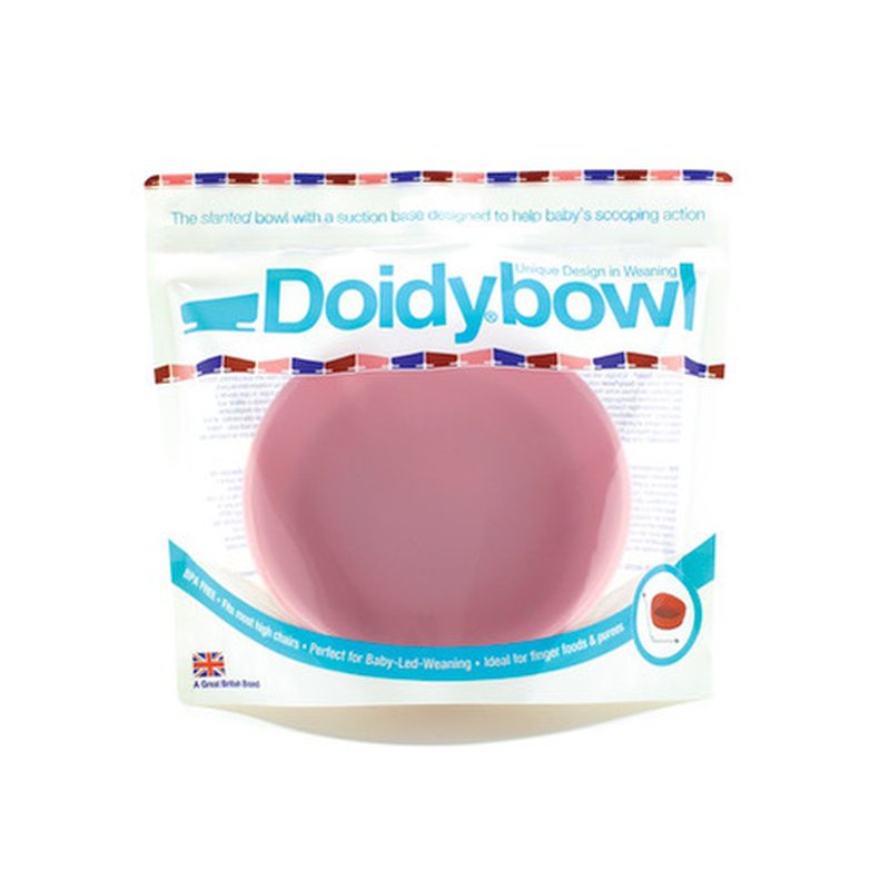 Bickiepegs - Miseczka-Talerzyk Doidy Bowl z przyssawką - różany