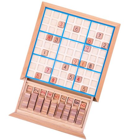 Bigjigs - Gra Sudoku z szufladą Bigjigs - Gra Sudoku z szufladą