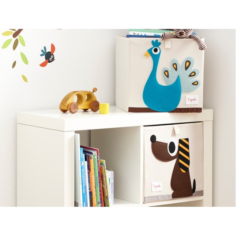 3 Sprouts Pudełko Na Zabawki Piesek