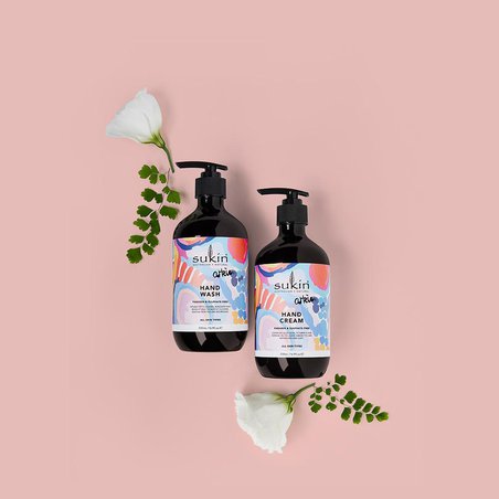 Sukin, Zestaw prezentowy ARKIE, żel i balsam do rąk, 2x500ml SUKIN