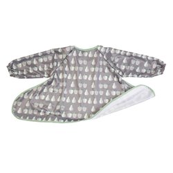BLW Tidy Tot Bib Grey Apple & Pear śliniak fartuszkowy