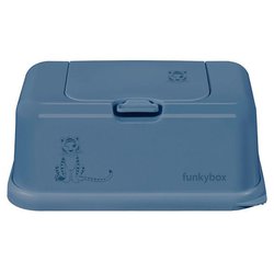 Funkybox - Pojemnik na Chusteczki, Jeans Blue Tiger