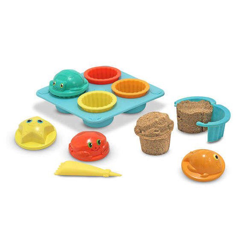 Melissa&Doug® - Zestaw Foremek do piasku Muffinki, Melissa&Doug