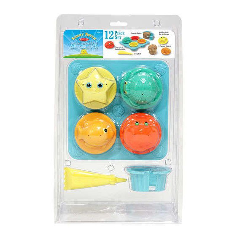 Melissa&Doug® - Zestaw Foremek do piasku Muffinki, Melissa&Doug