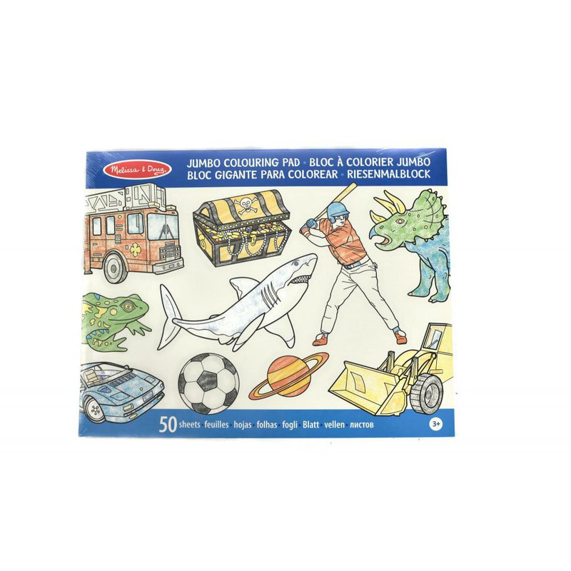 Melissa & Doug - Kolorowanka dla chłopców multitematyczna  - 50 arkuszy