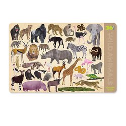 Crocodile Creek® - Podkładka, motyw dzikie zwierzęta, CC-2843-4