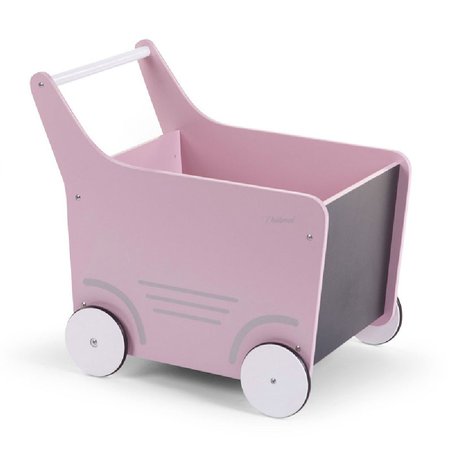 CHILDHOME - Drewniany pchaczyk na zabawki Soft Pink CHILDHOME - Drewniany pchaczyk na zabawki Soft Pink
