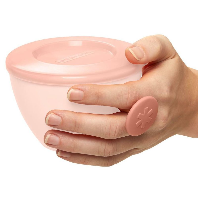 Skip Hop - Zestaw misek Easy-Grab Grey/Soft Coral