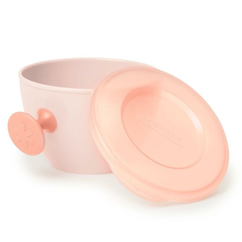 Skip Hop - Zestaw misek Easy-Grab Grey/Soft Coral