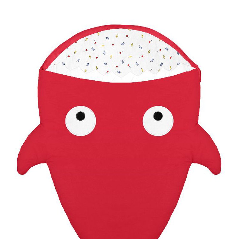 Baby Bites Śpiworek zimowy Shark (1-18 miesięcy) Red BABY BITES