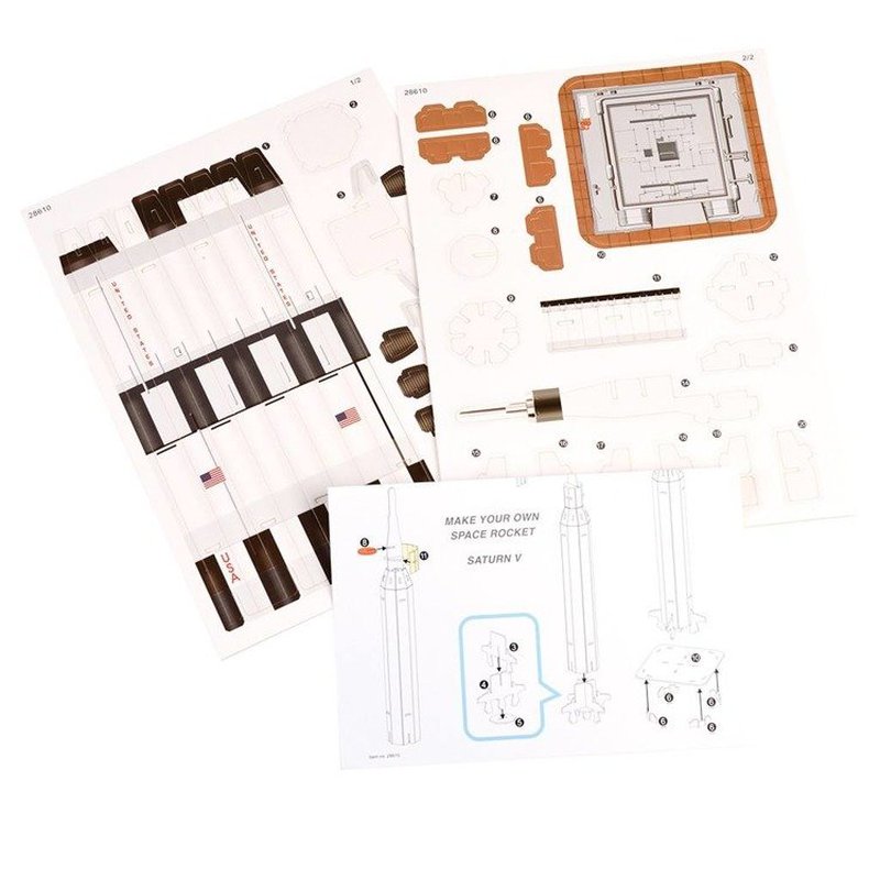 Puzzle 3D, Rakieta, Rex London