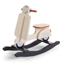 CHILDHOME - Bujak na biegunach skuter Vintage Cream