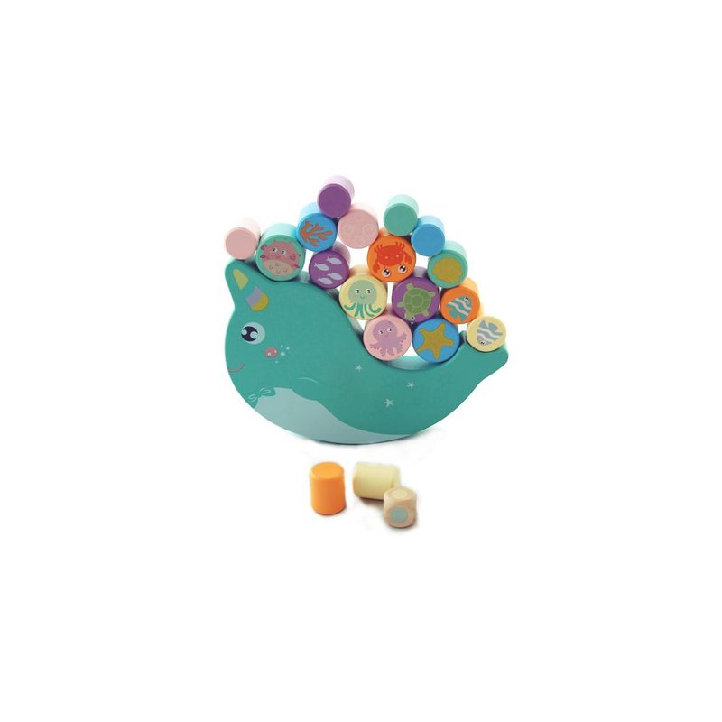 AdamToys - Balansujący delfinek - jednorożec morski