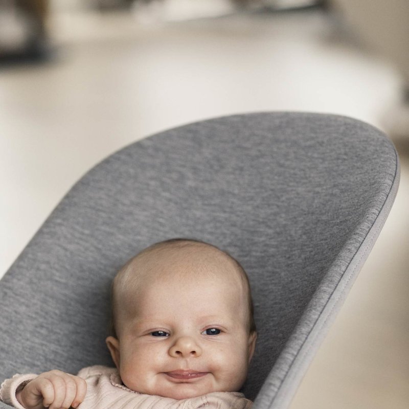BABYBJORN - leżaczek BLISS 3D Jersey - Jasny Szary