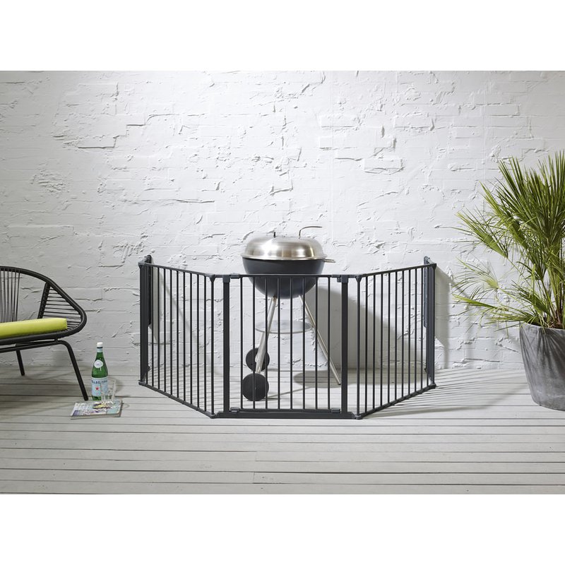 Baby Dan - Bramka ochronna FLEX L, czarny