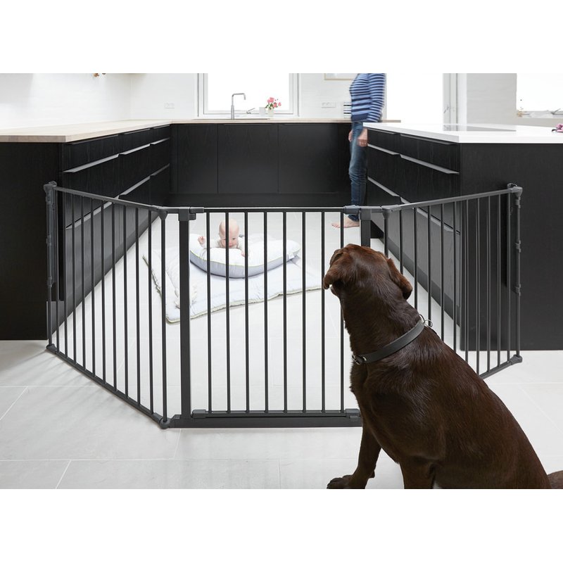 Baby Dan - Bramka ochronna FLEX L, czarny