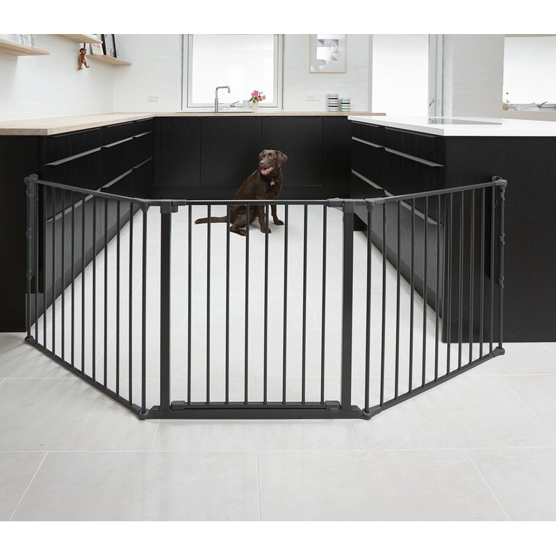 Baby Dan - Bramka ochronna FLEX L, czarny