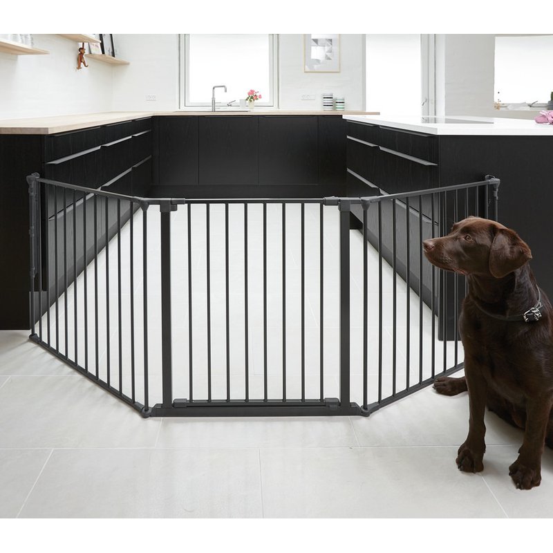 Baby Dan - Bramka ochronna FLEX L, czarny