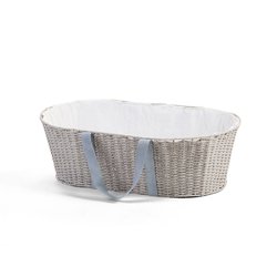 CHILDHOME - Kosz Mojżesza z wyściełaniem i materacykiem Grey