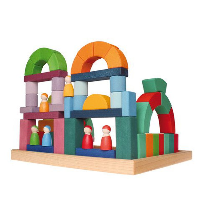 Zestaw budowlany w stylu romańskim 3+, Grimm's