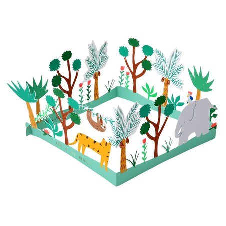 Duplikat# Meri Meri – Mega kartka okolicznościowa 3D Dżungla