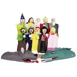 Goki® - Goki - Zestaw pacynek na rękę 12 sztuk