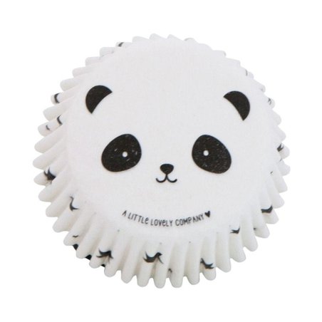 A Little Lovely Company - foremki na muffinki Panda 50 szt