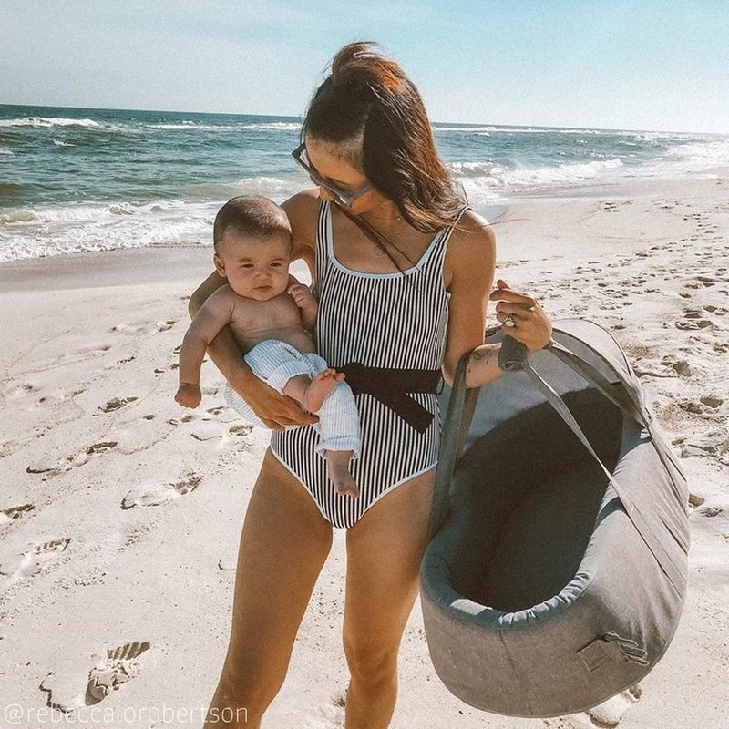 Łóżeczko składane turystyczne dla niemowląt, Bassinet To-Go, Lulyboo