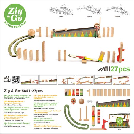 Djeco - Zestaw Zig & Go-27 element. DJ05641