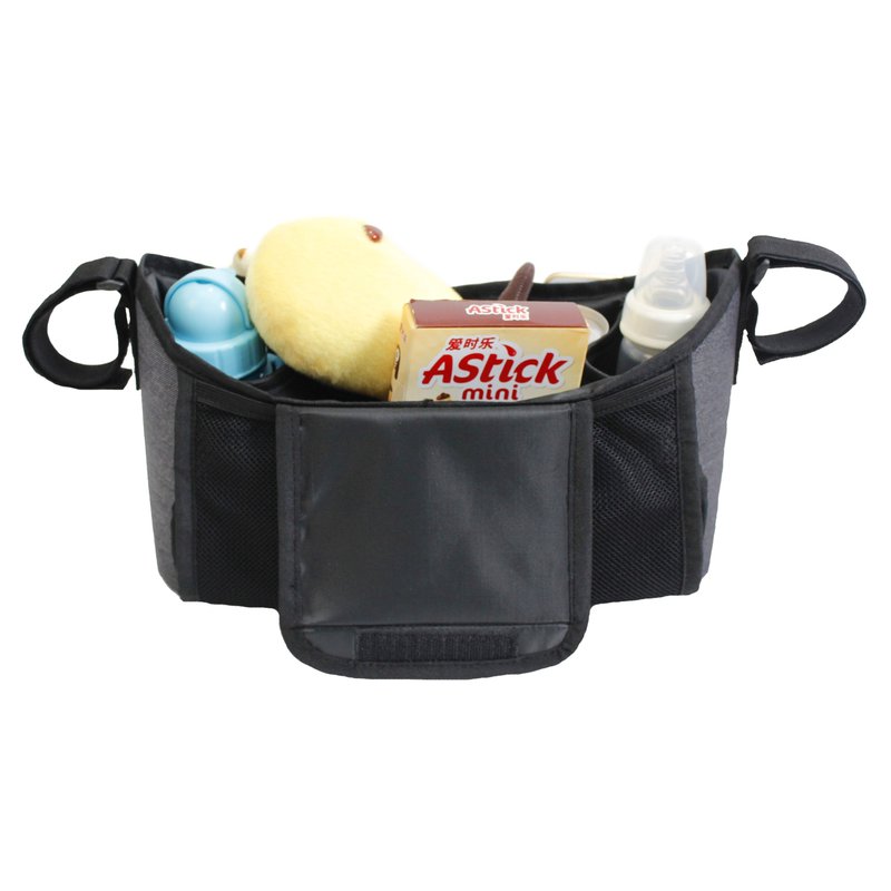 Baby Dan - Organizer do wózka, szary melanż