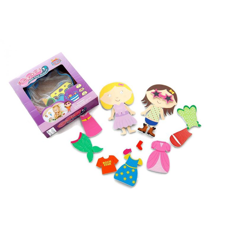 Buddy  & Barney - Naklejki do kąpieli - śmieszne stroje