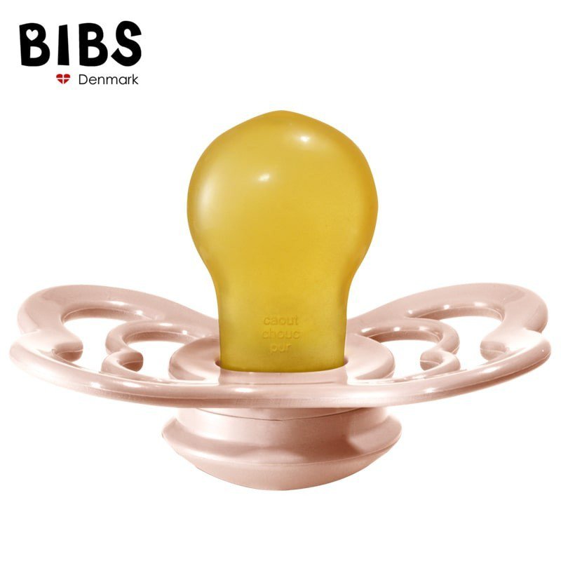 BIBS SUPREME S BLUSH  Smoczek Uspokajający kauczuk Hevea
