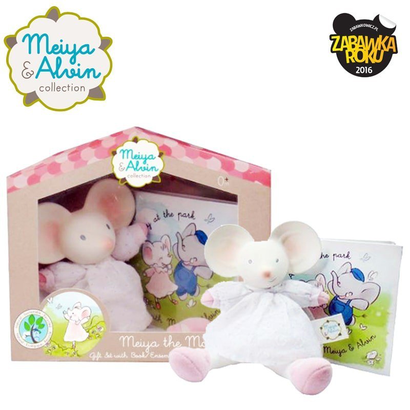 Meiya and Alvin - Meiya & Alvin - Meiya Mouse Mini Deluxe Teether Gift Set with Book