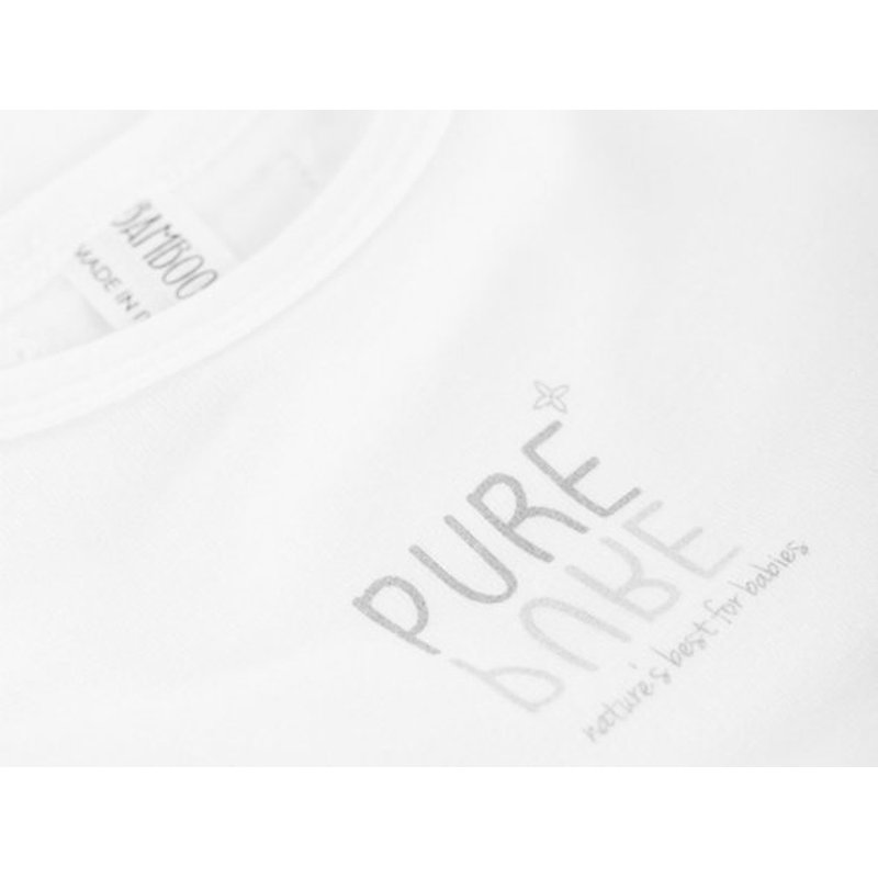 Bamboom - Body Bambusowe z Długim Rękawem, Białe, 18-24m