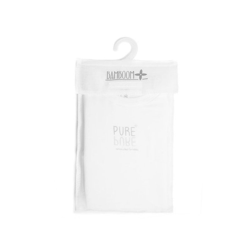 Bamboom - Body Bambusowe z Długim Rękawem, Białe, 18-24m