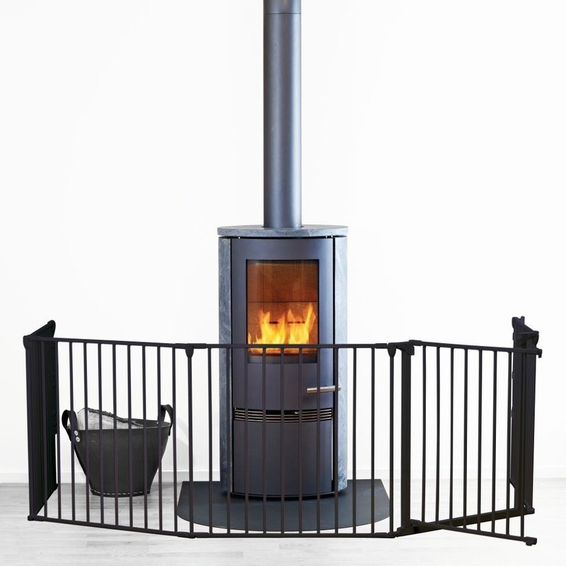 Baby Dan - Osłona kominka Flex XL, czarny