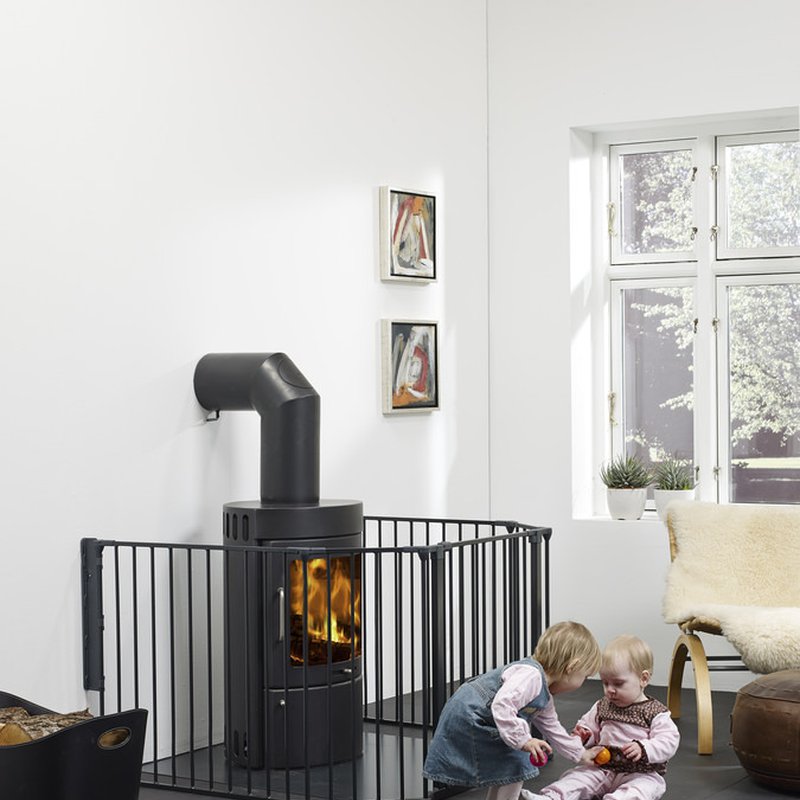 Baby Dan - Osłona kominka Flex XL, czarny