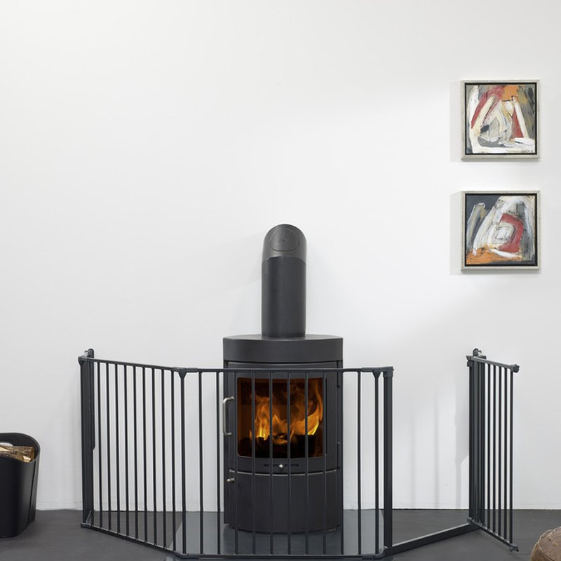 Baby Dan - Osłona kominka Flex XL, czarny