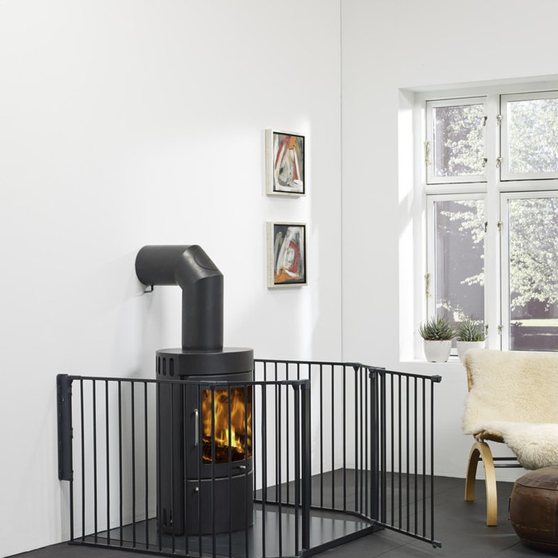 Baby Dan - Osłona kominka Flex XL, czarny