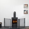 Baby Dan - Osłona kominka Flex XL, czarny