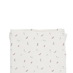 Baby Bites Pieluszka muślinowa 120 x 120 cm Socks White BABY BITES