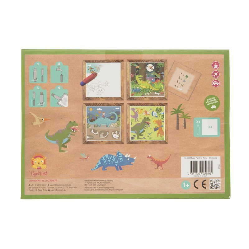 Tiger Tribe® - Magiczne Malarstwo. Obrazki wodne: Dinozaury