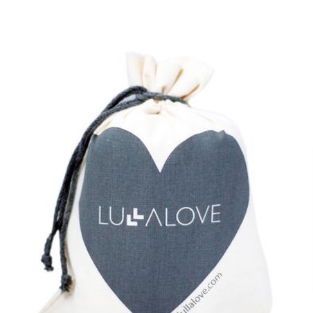 LullaLove, supeRRO mini Blue,  Zestaw trzech pieluszek do tulenia, NIEBIESKI, Ecru, Szary